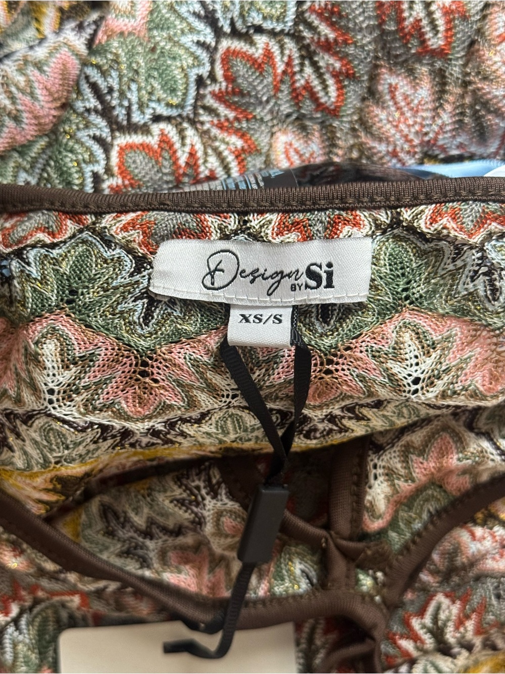 THEA DRESS WITH PATTERN - MULTICOLORED from Design by Si - Picture 6 of 11
